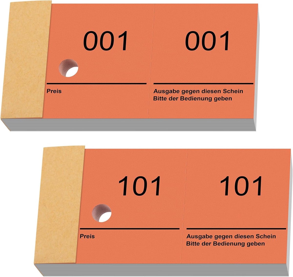 Nezyo Double Number Blocks 1-300 Lots With Numbers Number Blocks 10cm X 5cm Lots For Wardrobe Prize Draw Events Trade - ShopVlot