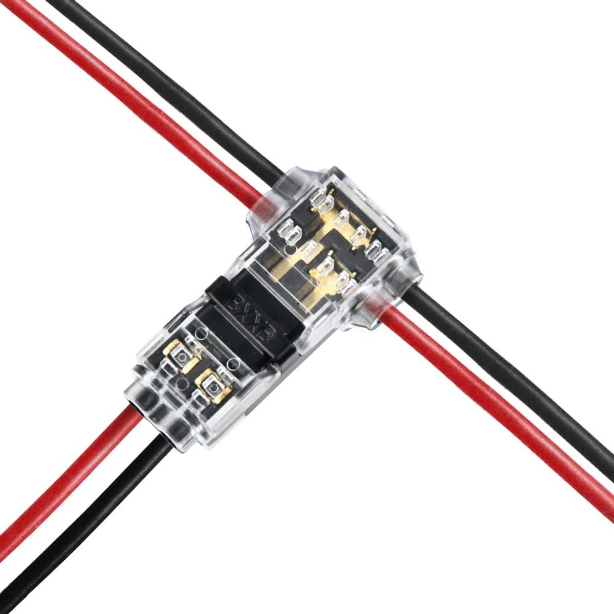 FOCCTS T-connectors, 12 pieces, low voltage, cable connectors, no need to wrap insulation tape, waterproof and - ShopVlot