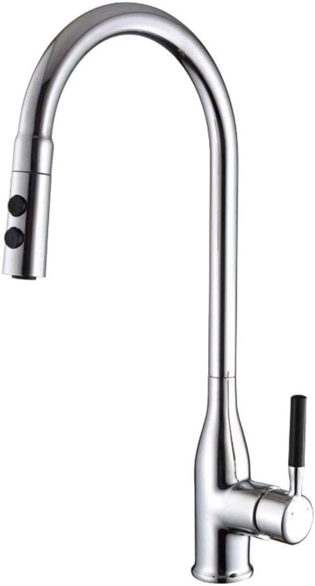 Keuken Pull-Out Kraan - Koper - Rotating Dual-Mode Outlet - Ideaal voor Wassen van Groenten - ShopVlot