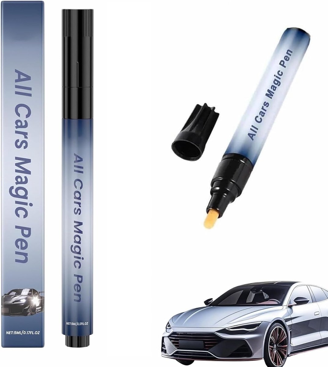 Lakstift voor auto - Krasreparatiestift - Geschikt voor alle autokleuren - Eenvoudige reparatie van krassen - ShopVlot