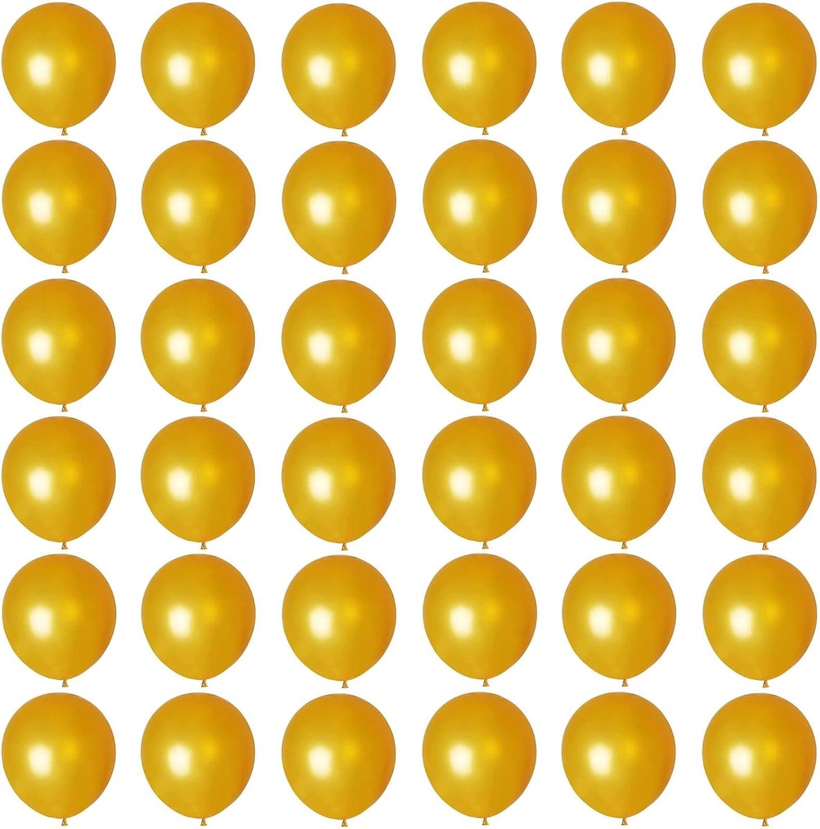 Ballonnen 30cm - Matte gouden ballonnen - 36 stuks - Veilig en biologisch afbreekbaar - Perfect voor feestdecoraties - ShopVlot