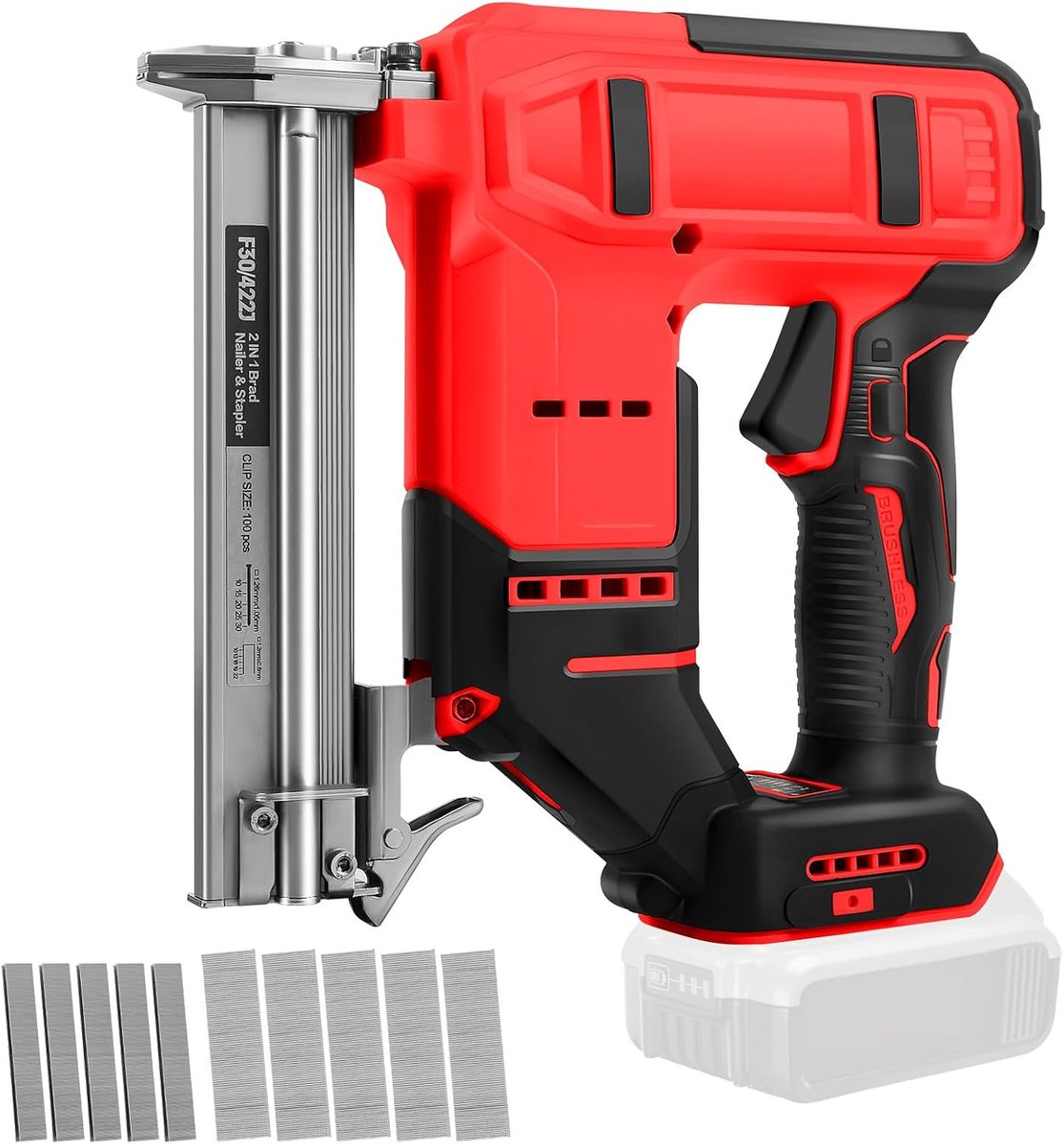 Accu nagelpistool - Brushless elektrisch - 2-modus zonder kabel - Flexibel werken met Milwaukee 18V - ShopVlot