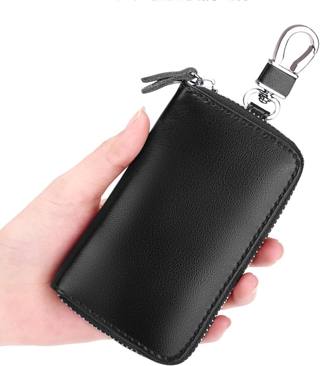 Sleuteltas - Leer - Sleutelhanger voor autosleutels - Compact en praktisch - ShopVlot