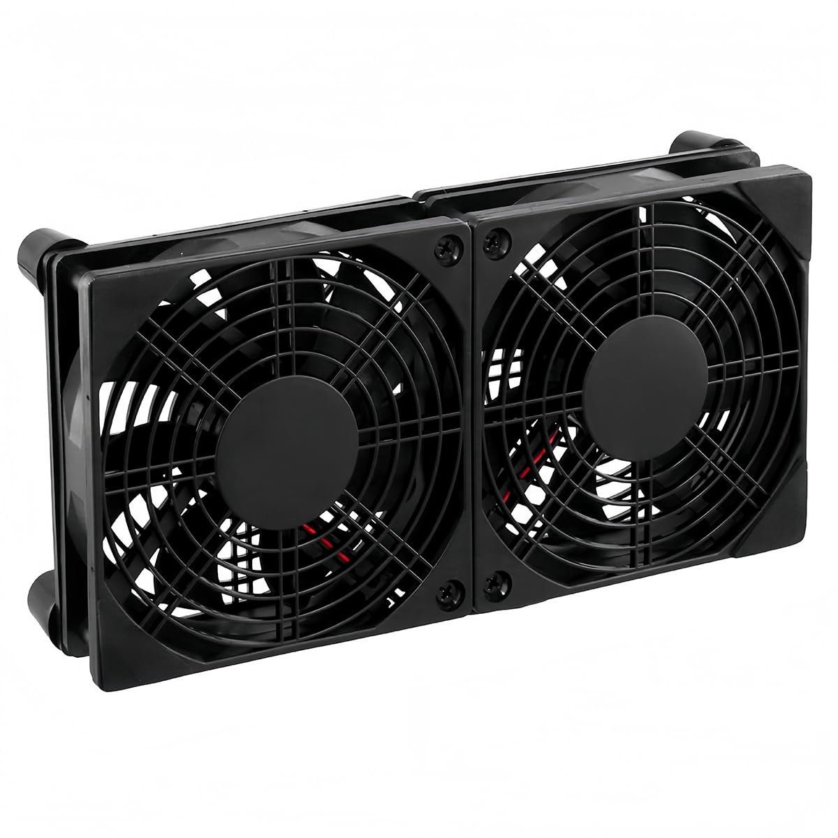 USB-pc-ventilator 120 mm - dubbele ventilator - geluidsarm - ideaal voor koeling van apparaten - ShopVlot