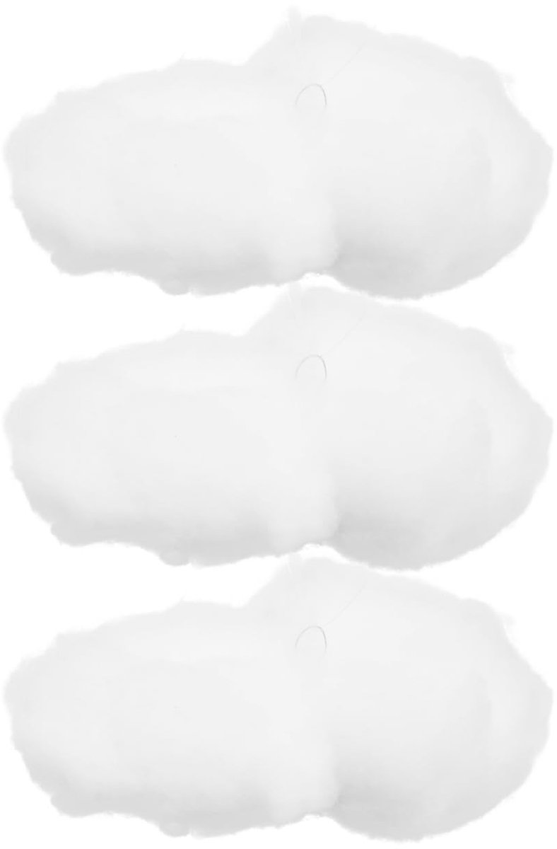 Solidchoice - Set van 3 Simulatie Wolken Hangers voor Decoratie