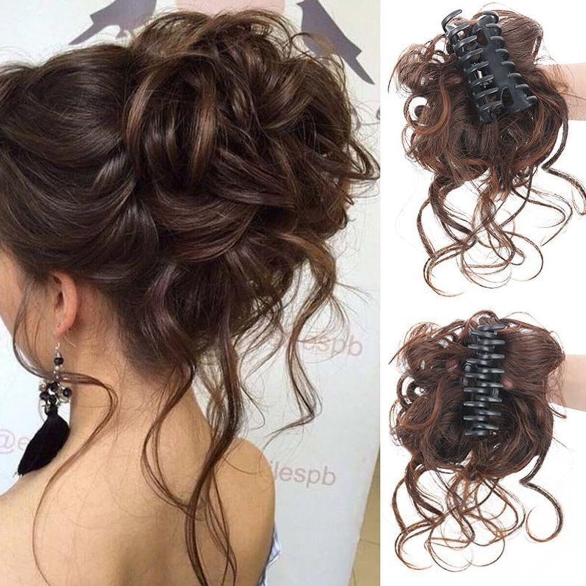 Haaraccessoires voor vrouwen - Klemclip - Lichtbruin - Elegant en niet-slip voor dagelijks gebruik - ShopVlot