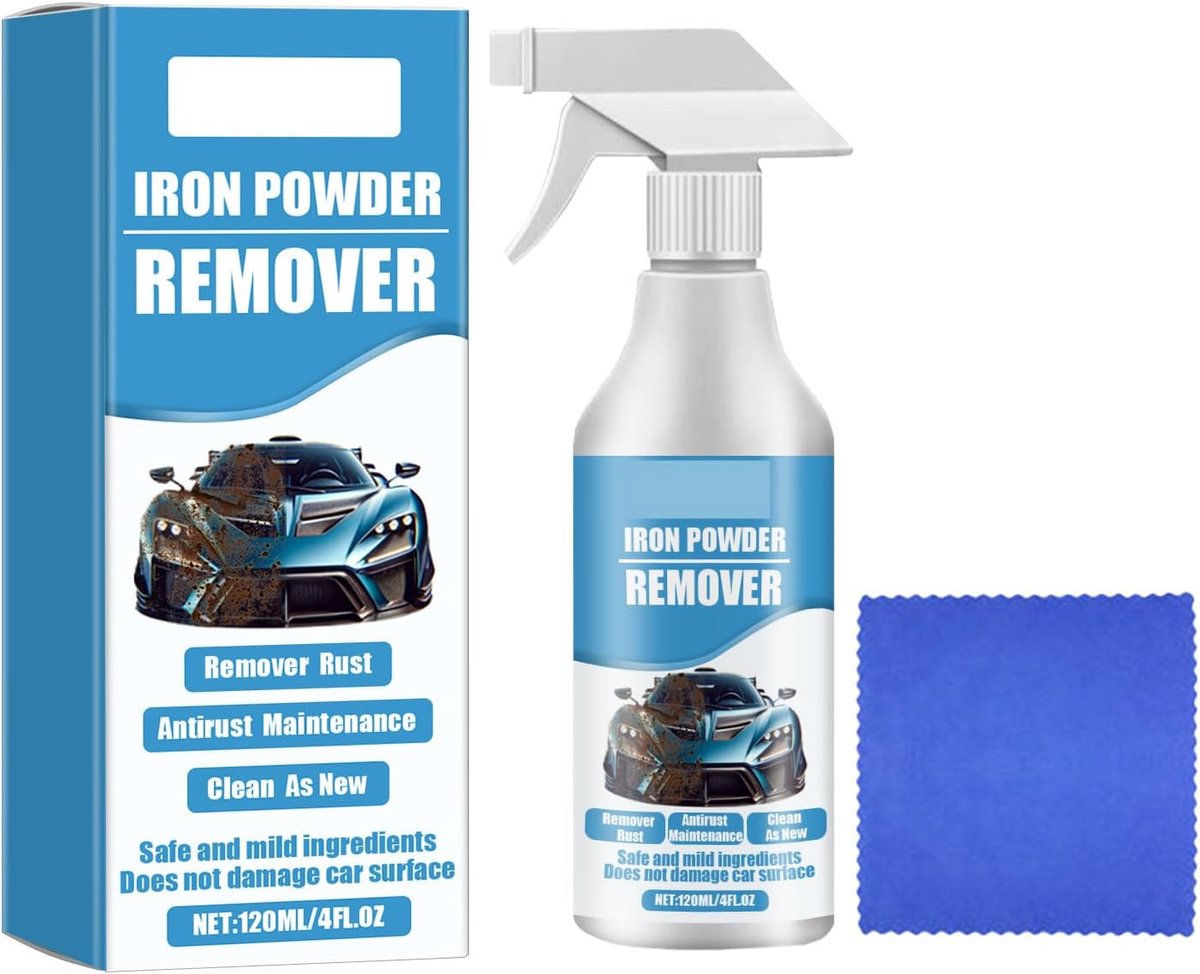 Roestverwijder Spray 120ml - Multifunctioneel - Geschikt voor auto, wielen en machines - Verwijdert roest effectief - ShopVlot