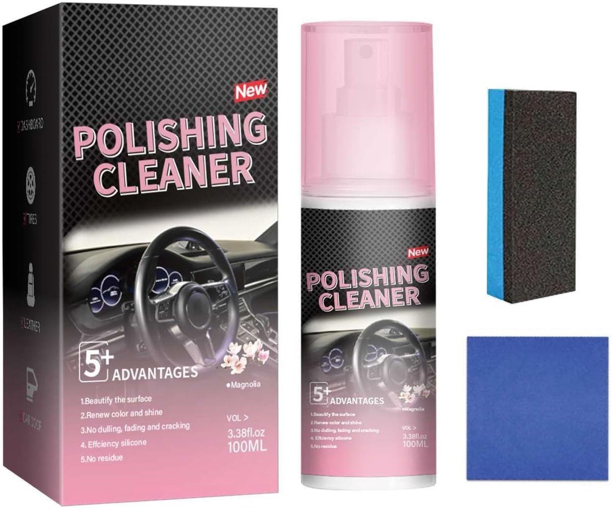 Auto interieurreiniger 100ML - Effectieve polish voor interieur - Voor rubber en kunststof - ShopVlot
