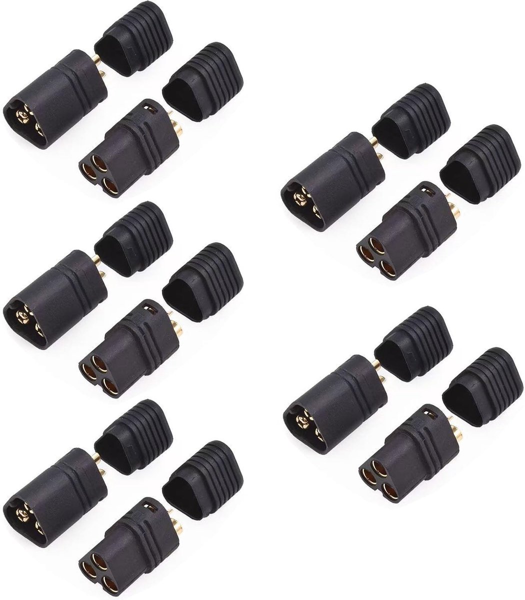 MT60 3-polen 3,5MM stekker - zwart - lichtgewicht - eenvoudig te installeren - ShopVlot