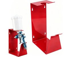 Houder voor Verfspuitpistool - Gravity Feed Spray Gun Stand voor HVLP Spuitpistolen, Lucht Slang en Werkplaats Gebruik