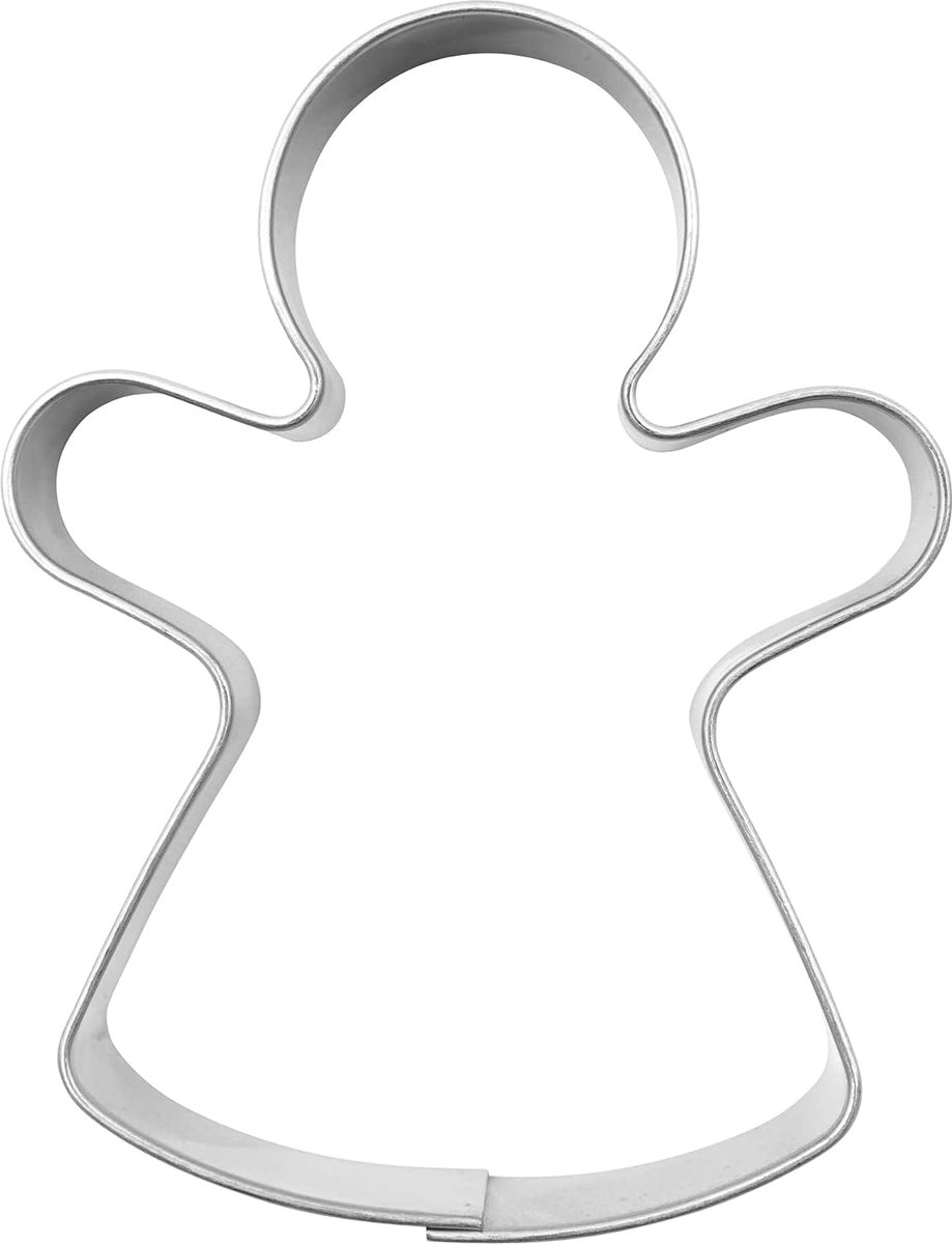 BekkiB - Cutters "gingerbread woman/girl" - approx. 6 cm, stainless steel cutters for baking gingerbread and cookies - ShopVlot