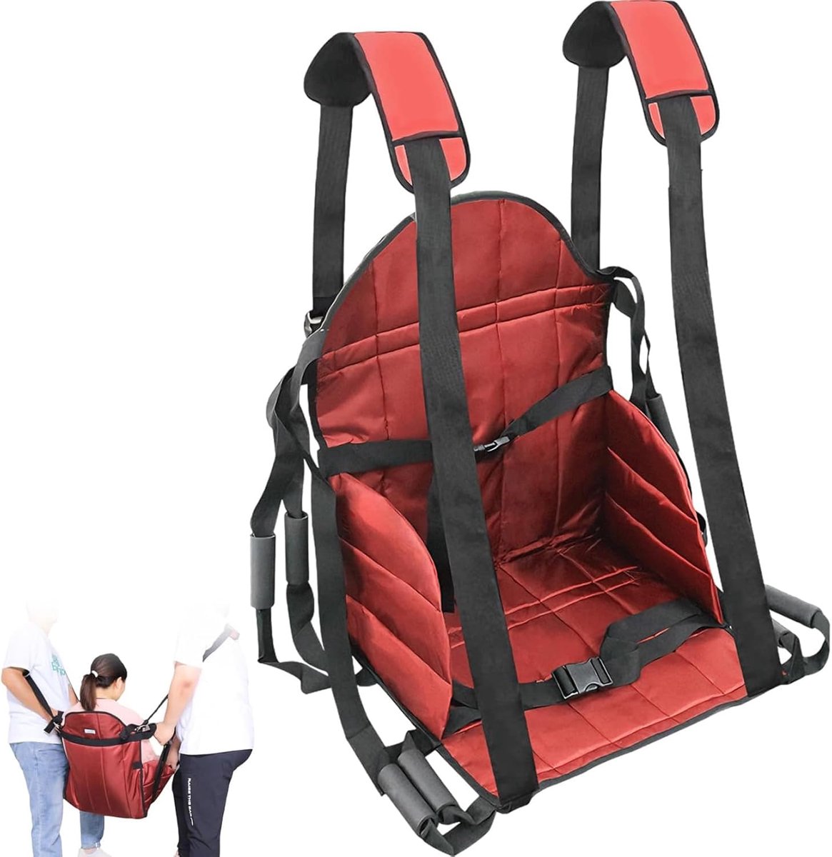 Mobility Transfer Belt, Bed Transfer Assistant, Wheelchair, Senior Lifting Aid Full Body Shoulder Strap Transfer Aid - ShopVlot