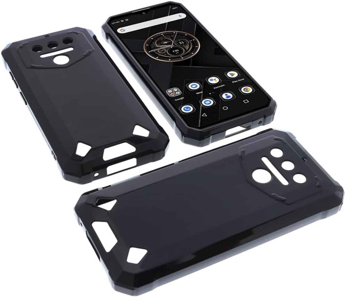 Case Compatible with Oukitel WP23 Rubber TPU Protection Mobile Phone Case Black - ShopVlot