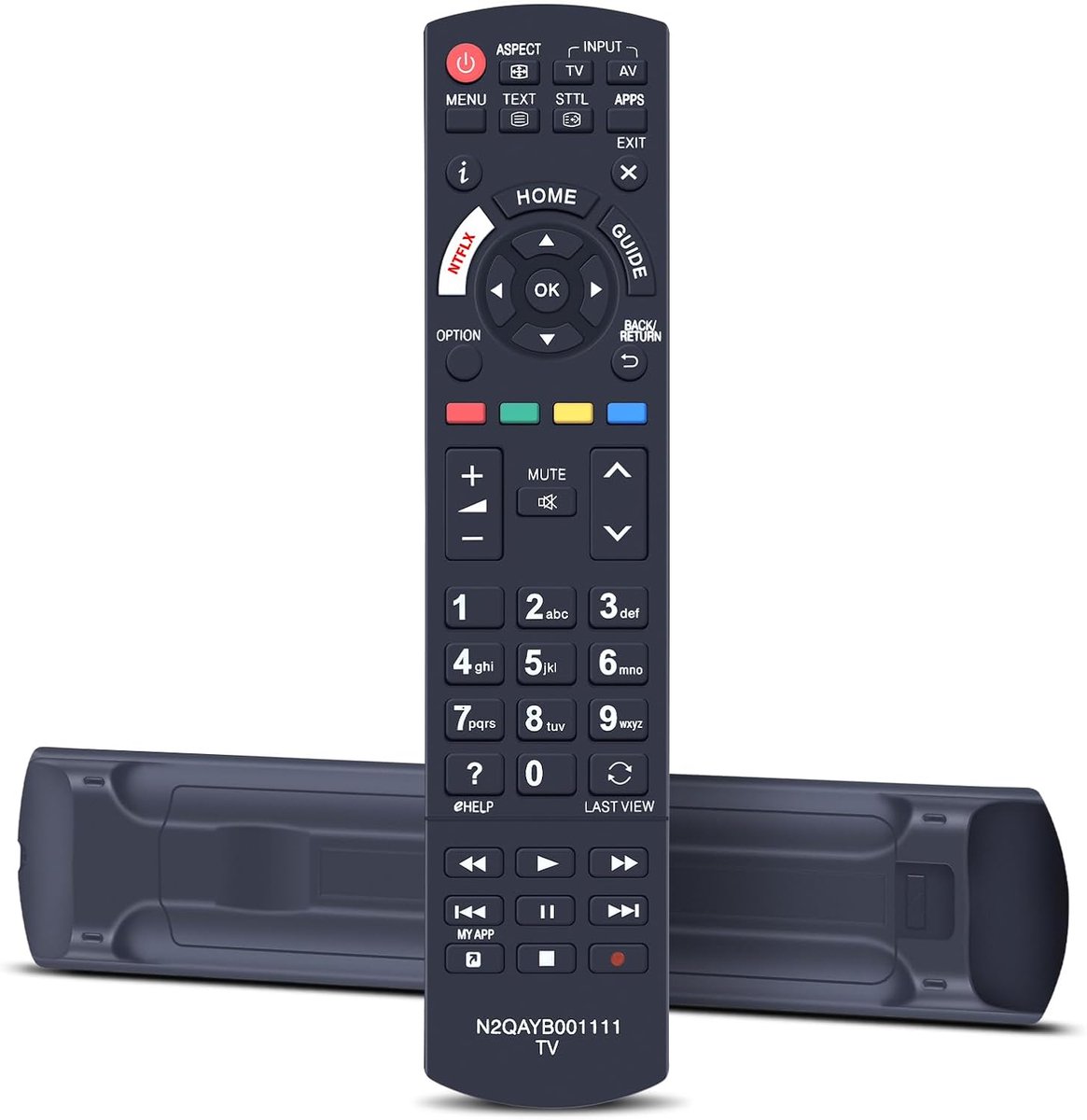 N2QAYB001111 Vervangende Afstandsbediening compatibel met Panasonic Viera LCD LED TV TX-65EX600B TX-49EX633E - ShopVlot