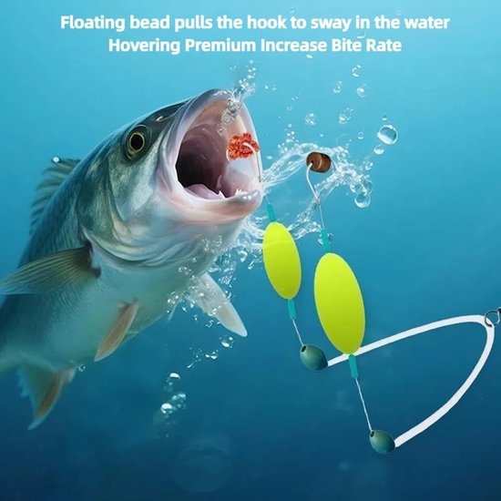 6 Pcs Double Hooks Fishing, Double Hooks with Reverse Ground Line, Double Hook for Fishing, Fishing Hooks, Reverse - ShopVlot — afbeelding 3