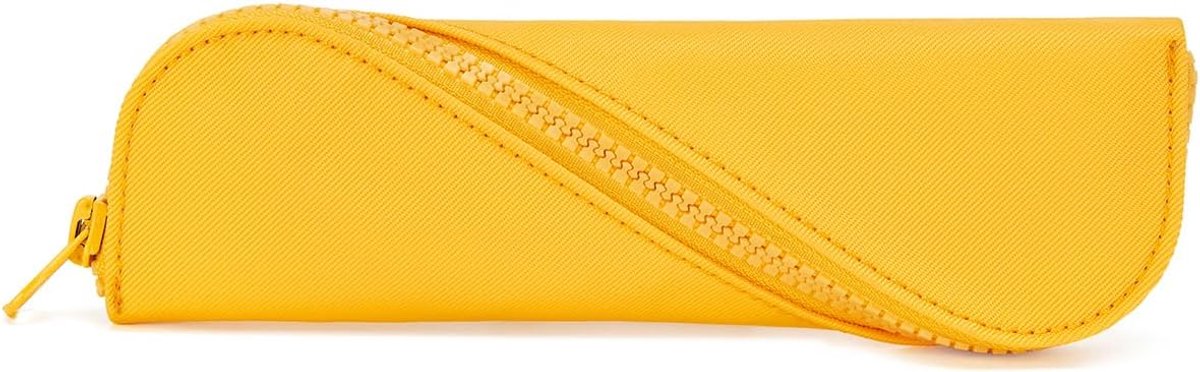 Etui Lichtgewicht en Schattig Potlood Pouch Slank en Stijlvol Katoen Canvas Dun (Geel, Oxford doek) - ShopVlot