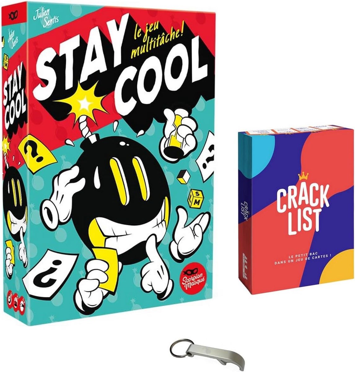 Set Stay Cool + Crack List Games French Version + 1 Decap Blumie (Stay Cool + Crack List) - ShopVlot