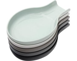 Youngever 5 Pack Plastic Spoon Racks, Kitchen Utensils Holders, Plastic Spoon Holders, Urban Colors - ShopVlot