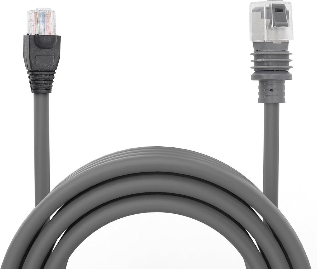 Mini Ethernet Cable, Ethernet Cable Extension Replacement for Mini Rectangular Satellite Standard Dish, Waterproof - ShopVlot