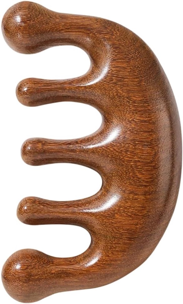 Guasha Wooden Massage Comb, Massage Tool for Head, Face, Neck and Body, Ideal for Spa Therapy and Relaxation - ShopVlot