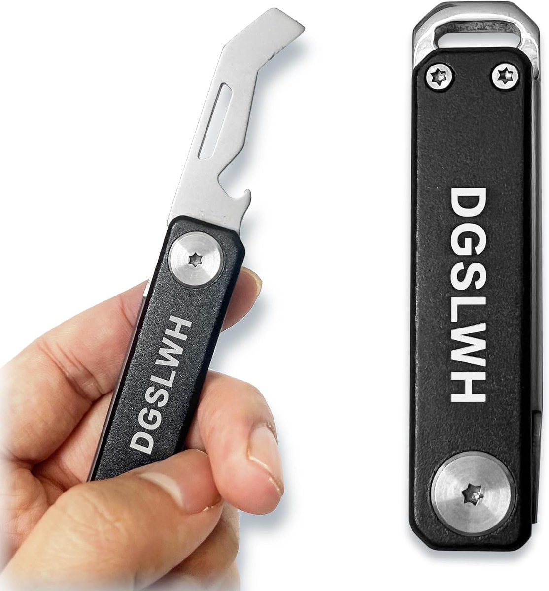 1 Stainless Steel Multi-Purpose Folding Knife, Multi-Purpose Cutter, Pocket Knife, Bottle Opener and Unboxing 2-in-1 - ShopVlot
