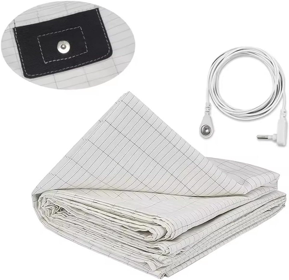 NEWFUN Grounding Sheets Ground Mat Ground Bed Sheet High-Quality Earth Mat for Improving Sleep and Health with EU - ShopVlot