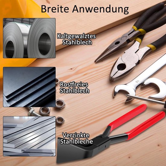 Folding pliers 180°, 1 piece of chamfer pliers stitch width 6 cm, folding pliers sheet steel, folding pliers plate - ShopVlot — afbeelding 2