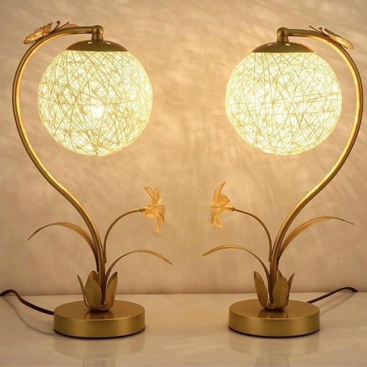 Nachtkastje Lamp Retro Oogbescherming Trouwkamer Warm Home Ins Hoogwaardige woonkamer slaapkamer nachtkastjelamp - ShopVlot