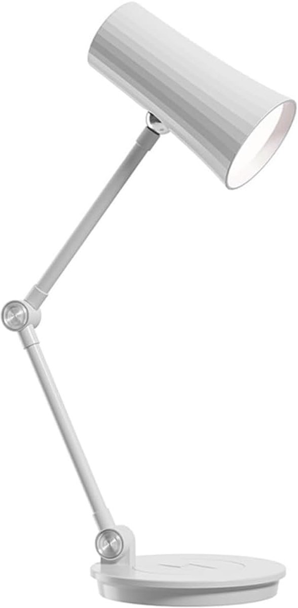 Simple Eye Protection Desk Lamp Modern Office Studio Long Arm Folding Desk Wireless Charging Work Light - ShopVlot