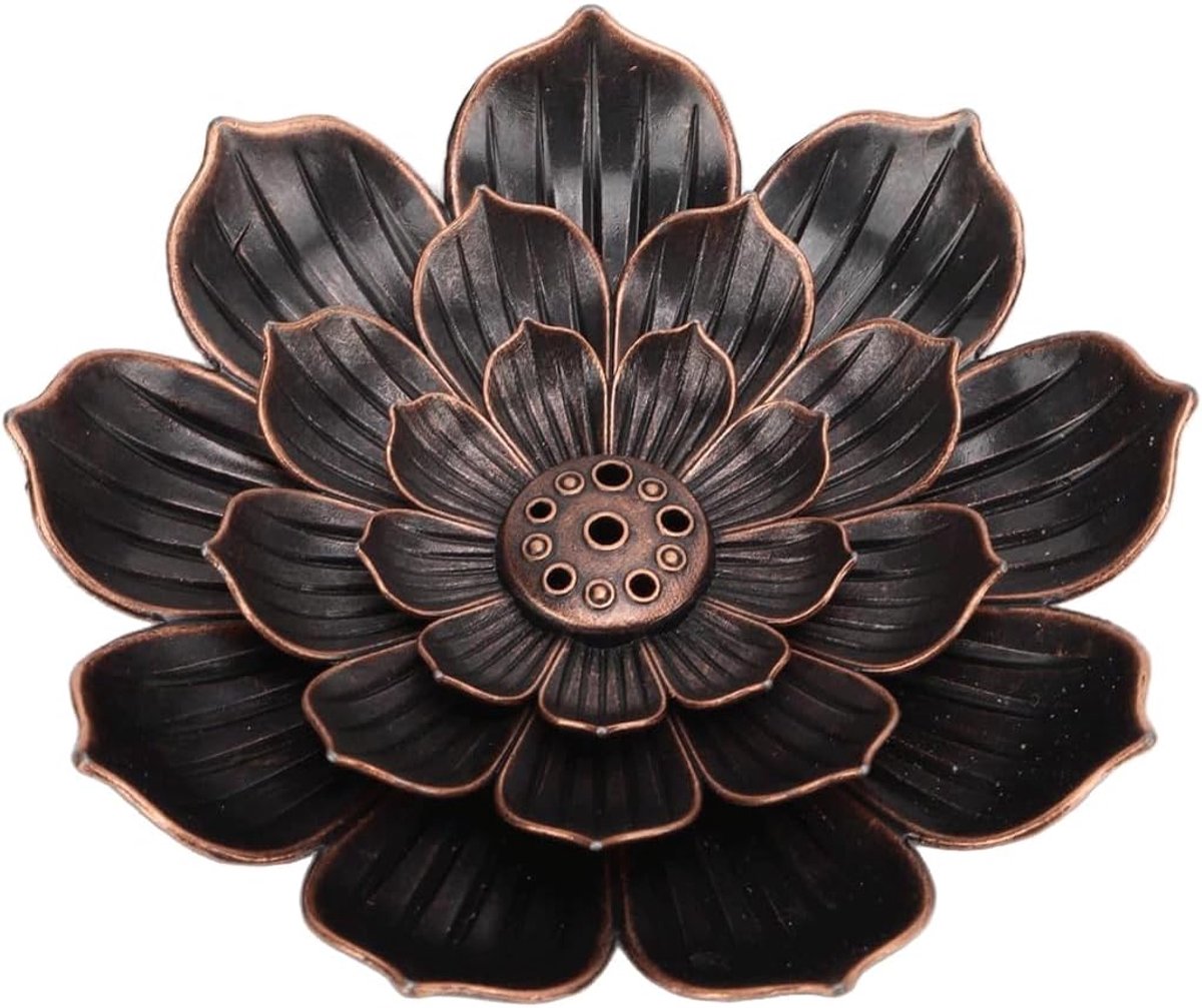 Lotusvormige wierookbrander met poreuze draad voor huishoudelijk gebruik Boeddha wierookbrander Zen Lotus - ShopVlot