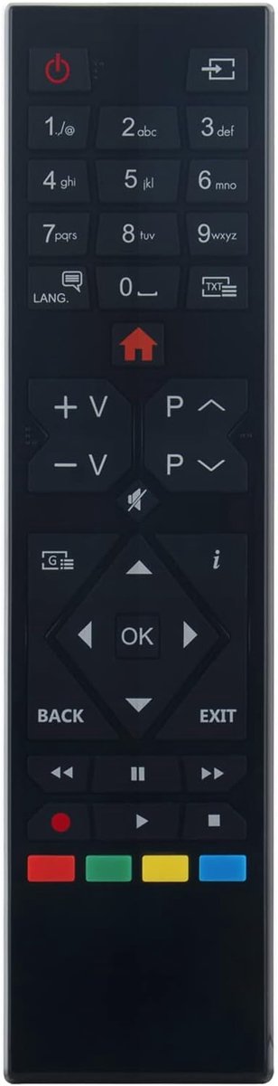 ALLIMITY RC39105 Remote Control Replace fit for Bush Telefunken Finlux Edenwood Grandin Hitachi Prosonic Vestel - ShopVlot