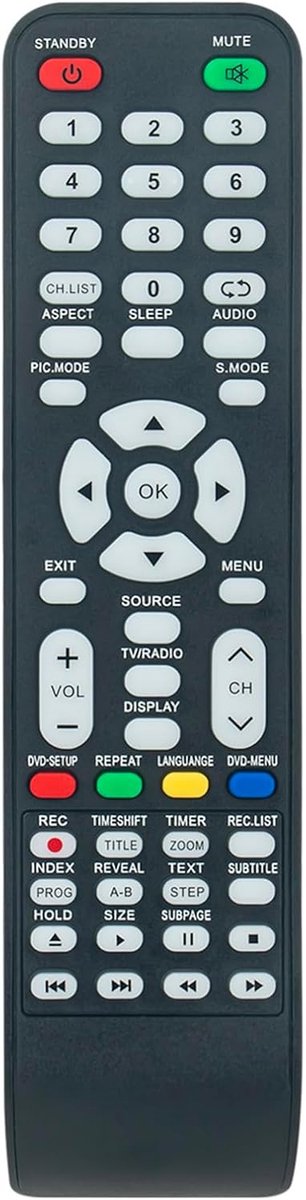 ALLIMITY Replace Remote control fit for SCHNEIDER LD215-SCN06FHB LD24-SCF06HDW LD24-SCH13WHT LD24-SCHD15HB - ShopVlot