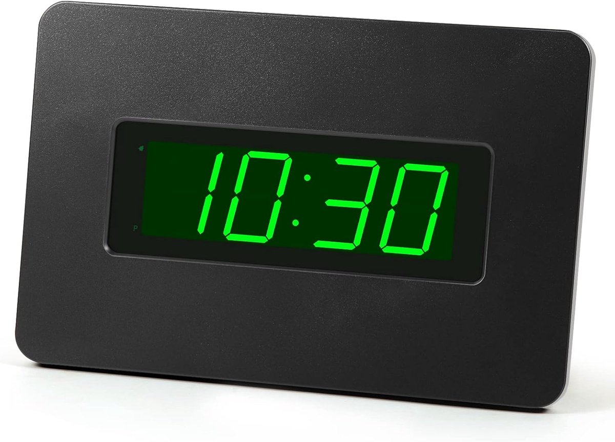 Digital LED Wall Clock, Battery Operated, Table Clock, Alarm Clock for Bedroom, Battery Only - ShopVlot