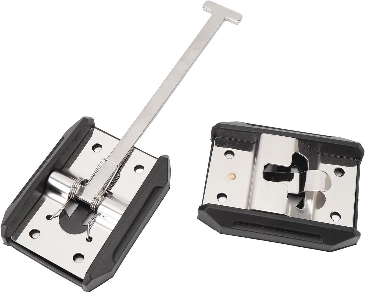 Stainless Steel RV Door T Exterior Door Catch Holder for Motorhomes and Trailers Replacement Lock Keeper for RV Access - ShopVlot