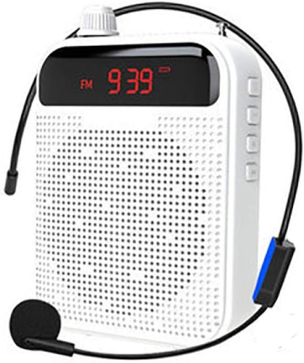 Portable Speakers Voice Amplifier Portable Speaker Amplifier Portable 12W FM Recording Voice Amplifier Teacher - ShopVlot