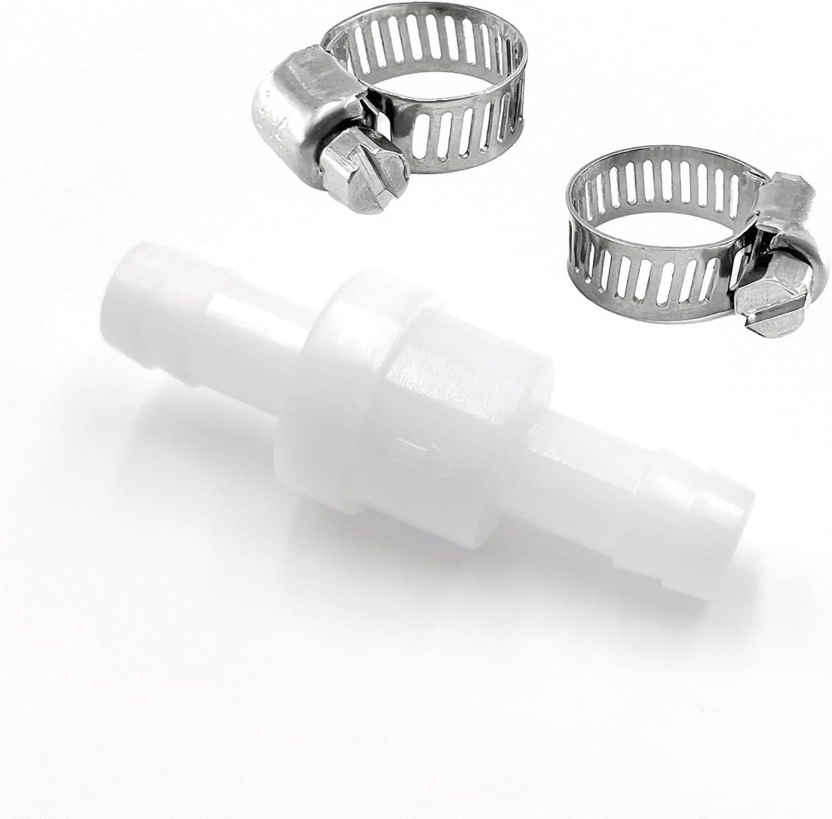 Check valve with cable ties for drain hoses, diameter 10 mm, for washing machines, dryers - ShopVlot