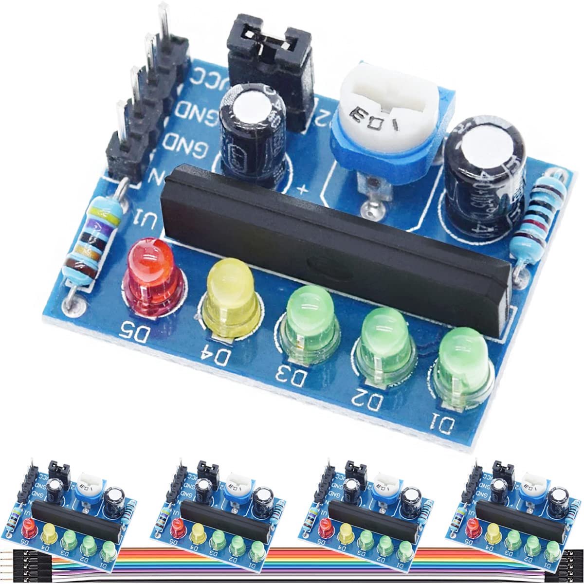 KA2284 Level Display Module 3.5 V - 12 V LED, Power Supply Display, Adjustable Audio Mirror Display for AC/DC Level - ShopVlot