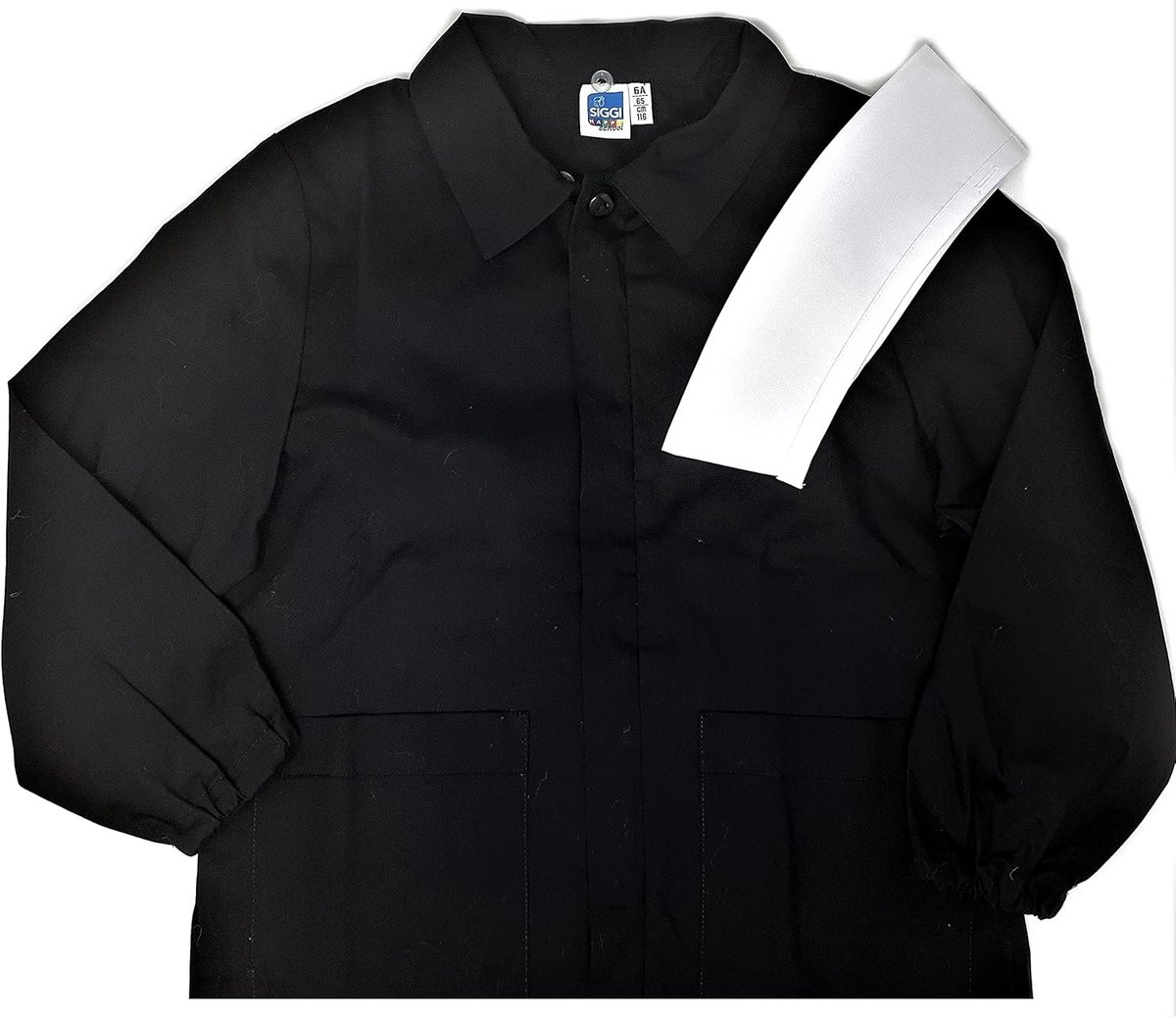Siggi Apron Scuola ELEMENTARE Bimbo E collar white - ShopVlot
