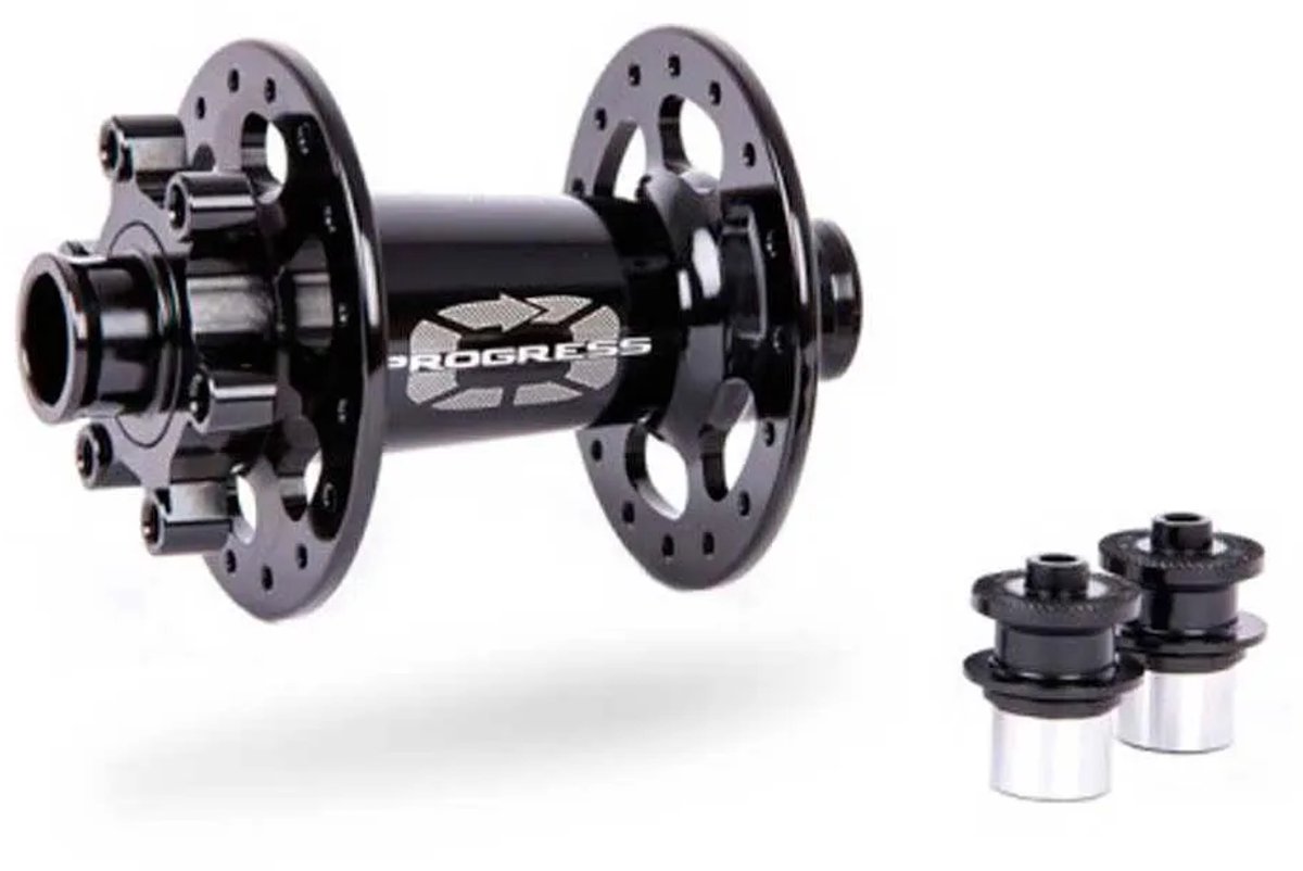 Progress Ultra Disc Mtb Conical Voornaaf Zwart 28H / 9/15 x 100 mm
