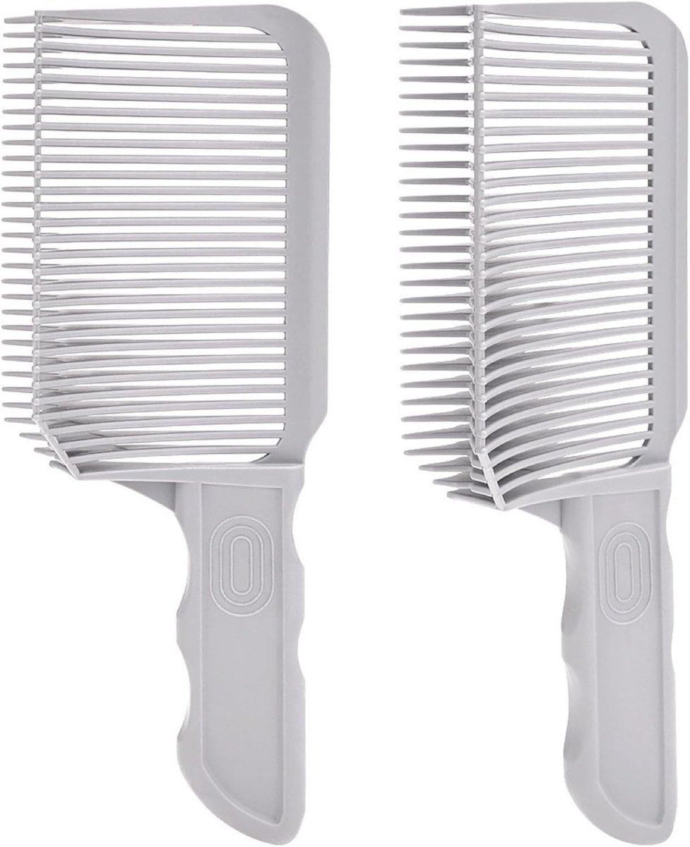 Haarkammen Set - Kapperskammen Styling - Haar Knippen Mengen - Ergonomische Grip - 2 Stuks - Zwart