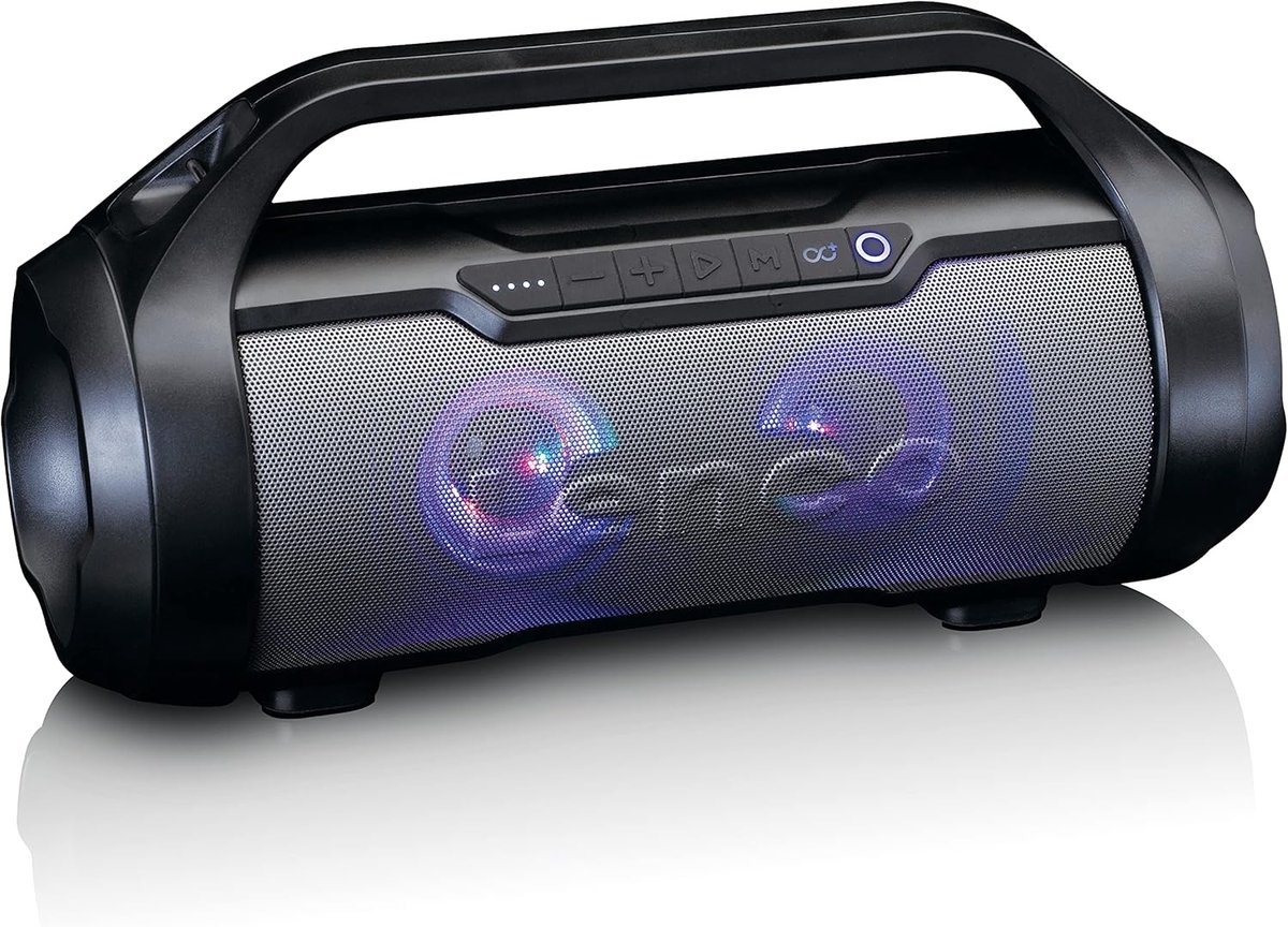 Draagbare Bluetooth Speaker - Waterdichte Box - Muziek Streamen Buiten - Spatwaterdicht IPX5 - 24 Watt - Zwart