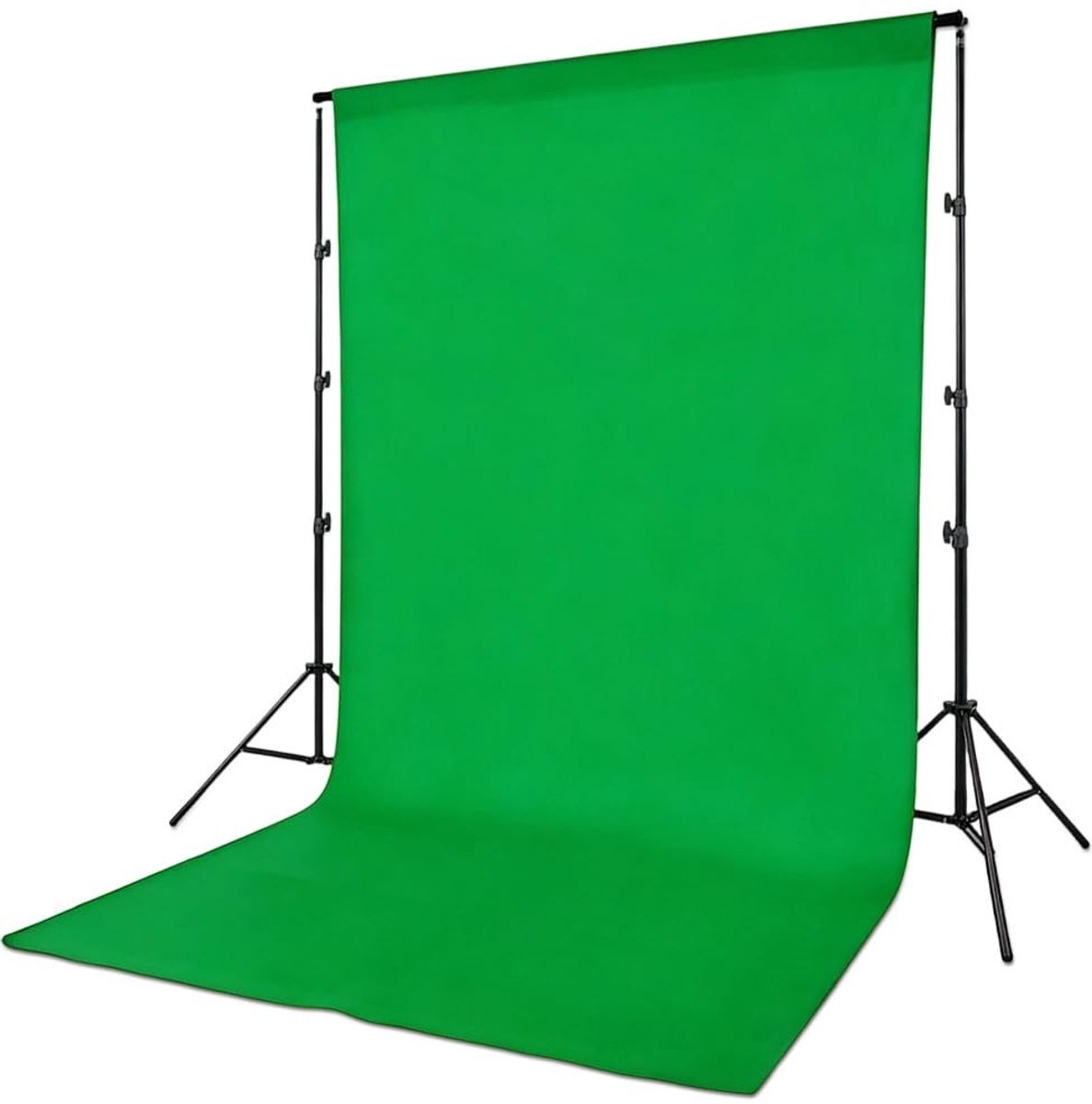 Dailygoods - Fotobackdrop achtergronden 3x2m, fotobackdrop achtergronden opvouwbaar, fotografieachtergrond wasbaar voor fotostudio, video, studio, televisie, zoom, YouTube (Groen)