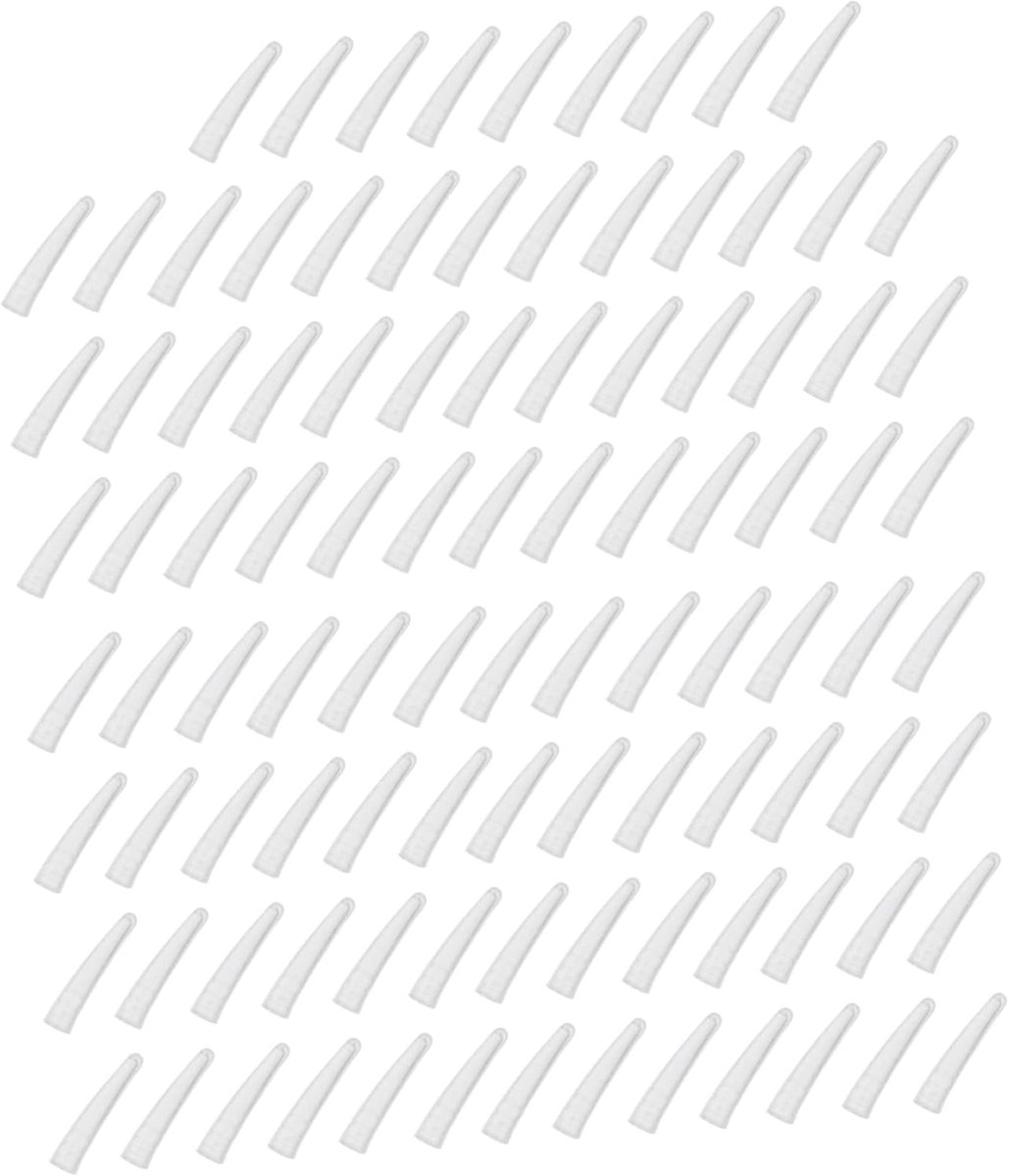 Beschermkapjes voor pincetten - Pincet Covers - Hygiënisch Werken - Zachte Siliconen - 100 Stuks - Transparant