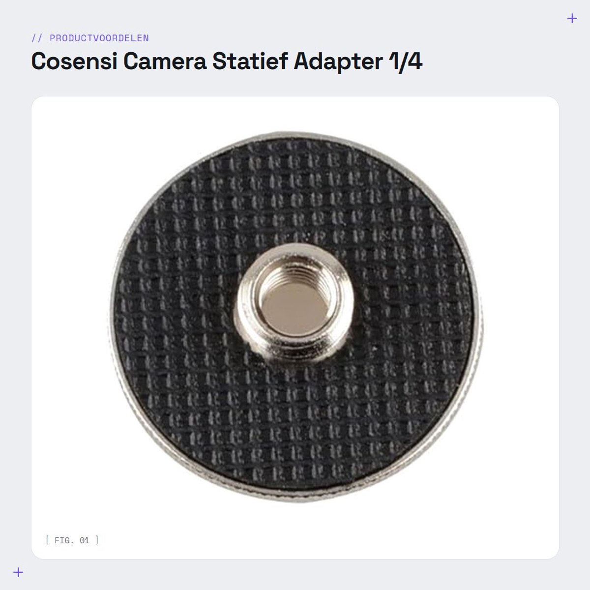 Dailygoods - Camera Statief Adapter - 1/4 inch naar 3/8 inch - Geschikt voor camerastatieven - Compact en lichtgewicht - Eenvoudige installatie - Perf...