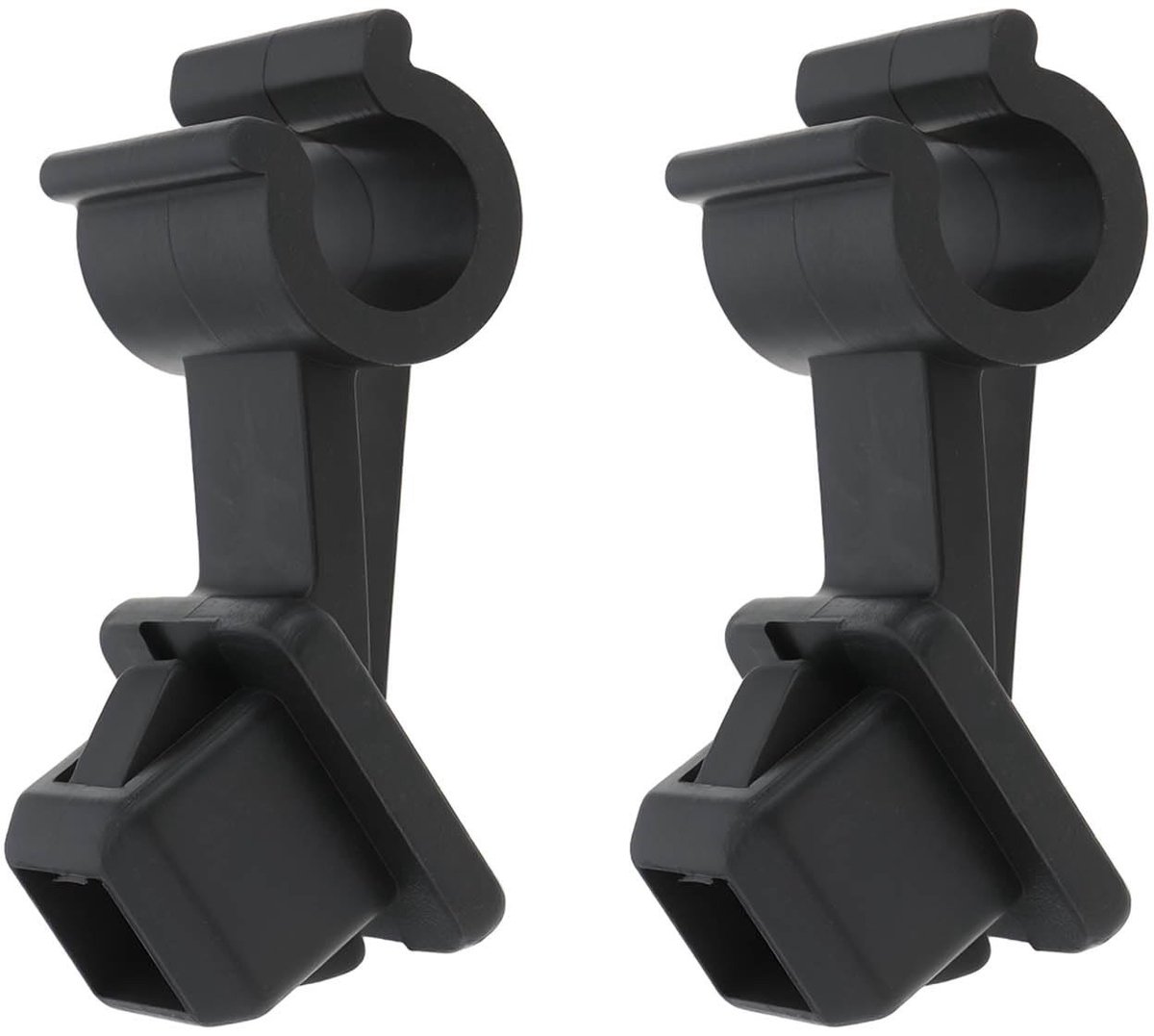 Dailygoods- Ondersteuningstaaf 2 stuks - Klem/Clip - Compatibel met Toyota/Sienna 1998-2003 - Duurzaam kunststof - Totale lengte 36mm - Montageopening 5.7*6.7mm - Motorkapclip