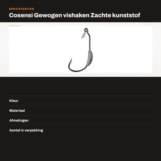 25 stuks gewogen vishaken met veerlock en zachte plastic worm voor zoet- en zoutwater, ideaal voor roodbaars en snook vissen van Merkloos — afbeelding 5