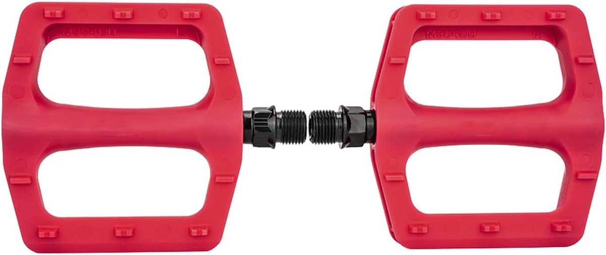 Fietspedalen Platform - Nylon Pedalen - Stabiel Fietsen - Antislip Noppen - Niet Gespecificeerd - Rood