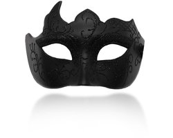 Dailygoods- Venetiaans Masker Retro - Venetiaans Masker Heren - Maskerade Masker - Feest Masker - Carnaval Masker - Uniek Asymmetrisch Design - Feestmasker