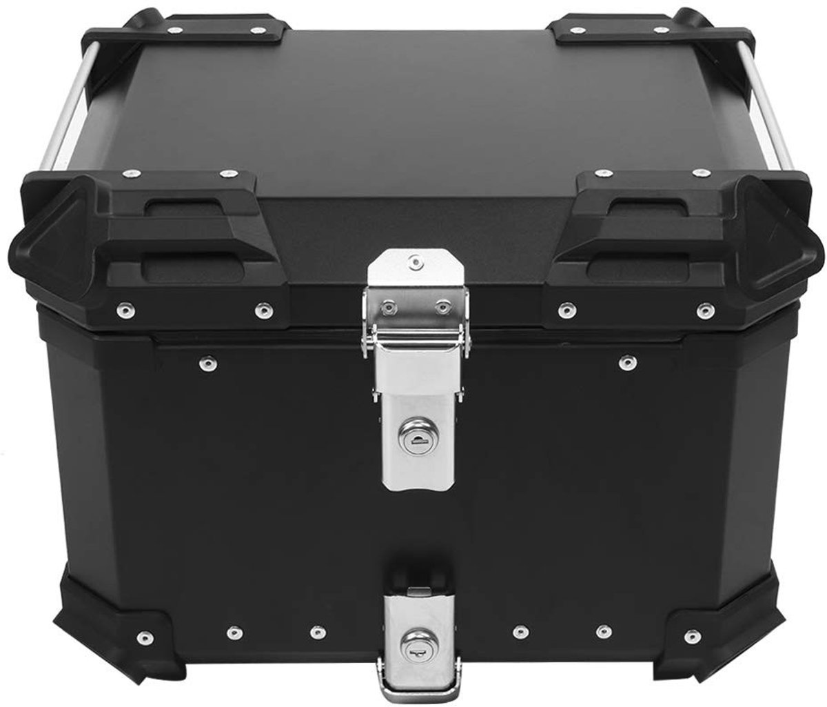 Dailygoods- Topkoffer Professionele Opbergdoos - Motorkoffer - Waterdicht - Antidiefstal - CNC-Aluminiumlegering - 45 Liter - Motorfietsbox