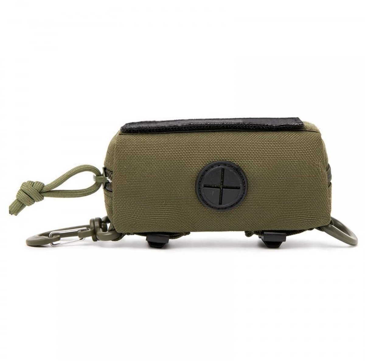 Dailygoods- Hondenafvalzakdispenser - Waterdicht - Karabijnhaak - Voor 2 Rollen - Molle Bevestiging - 1000D Polyester - Eenvoudige Extractie - Hondentas